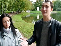 18, フェラチオ, 茶髪の, 浮気する, チン, ロシア人, フェラする, タトゥー