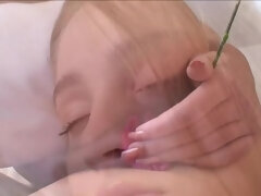茶髪の, 女, 毛深い, Hd, 一人, オッパイの