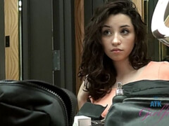 Badkamer, Zwart, Vriendin, Latijnse vrouw, Klein, Kut duiken, Mager, Tiener