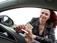 Grote lul, Pijpbeurt, Auto, Fetisj, Handbeurt, Buiten, Openbaar, Tieten likken