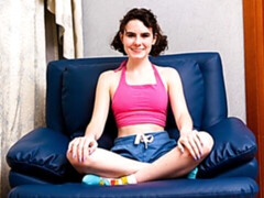 Cul, Brunette brune, Doigter, Masturbation, Solo, Tatouage, Adolescente, Nénés