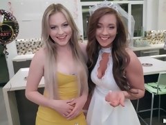 Tussi, Blondine, Braut, Pov