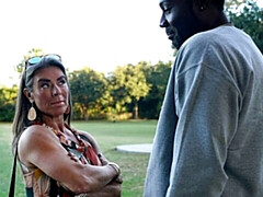 デカ尻, デカチン, デカパイ, ブロンド, フェラチオ, バック, 淫乱熟女