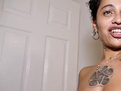 Leie, Grosse titten, Schwarz, Blasen, Schwarz, Hardcore, Latina, Titten