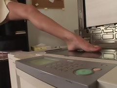 お尻, フェティッシュ, ヒール, 下着, 自然山雀, オフィス, 秘密の, オッパイの