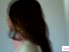 Braunhaarige, Behaart, Hd, Masturbation, Zierlich, Muschi, Taboo, Titten