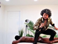 Enthousiasteling, Grote lul, Zwart, Homo, Handbeurt, Zoenen, Masseren, Spier