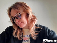 Amateur, Perra, Amarrada, Fetiche, Gafas, Casero, Pelirrojo, Estudiante