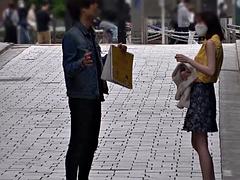 素人, アジア人, デカパイ, フェラチオ, 日本人, オッパイの