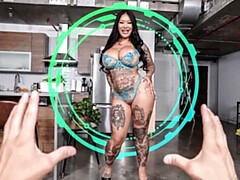 アジア人, ぽっちゃり, デカパイ, 巨乳な, ぽちゃ, ゲーム, 淫乱熟女, タトゥー