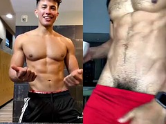 素人, デカチン, ゲイ, オナニー, 筋肉