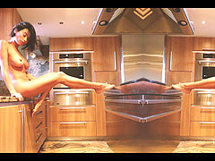 frigging my tight cunt in the morning