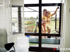 Charming tiny babe crazy adult clip