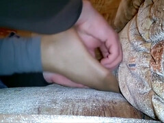 Amateur, Sucer une bite, Mignonne, Fétiche, Fétiche des pieds, Hd, Naturelle, Jarretelles