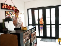 Wohlbeleibte schöne frauen, Grosser arsch, Grosse titten, Blondine, Blasen, Hd, Schreiend, Flotter dreier