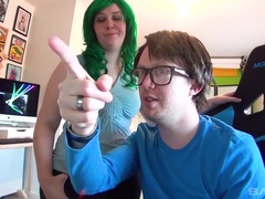 Блондинки, Минет, Семяизвержение, Сперма на лице, Очки, От первого лица