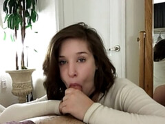 Amateur, Culo grande, Mamada, Morena, Semen en la boca, Hd, Pov, Tragarse