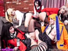 Unloading, double penetration, climax