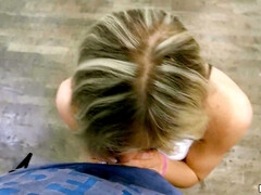 Americano, Rubia, Gimnasio, Dinero, Tetas naturales, Pov, Realidad, Tetas