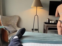 Stepmom And Stepson Get Naughty In Hotel Bed