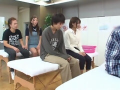 Gros seins, Groupe, Japonaise, Public