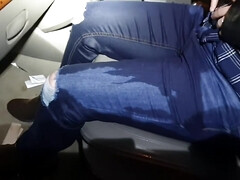 Случайно, Любители, Блондинки, Британки, Джинсы, Писсинг, На публике, Влажная