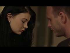 Noire, Sucer une bite, Bondage, Robe, Doigter, Mamelons, Chatte, Voyeur