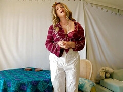 アメリカ人, デカ尻, デカチン, ブロンド, 家族, 自家製, ハメ撮り, 現実