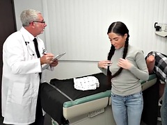 Wife fucked by foster doctor in front of cuckold and nurse