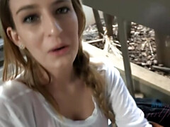 Brunette in Hawaii Demands a Creampie - POV Perspective