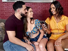 ベッドルーム, デカ尻, フェラチオ, バック, 女 人男 人, 自然山雀, ティーン, オッパイの