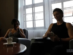 Blasen, Tschechisch, Hd, Lecken, Geld, Pov, Realität, Titten