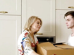 美女, デカパイ, ブロンド, 熟年, オマンコ, ロシア人, 剃毛, 妻