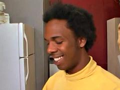 素人, 美女, ぽっちゃり, デカチン, 黒人, フェラチオ, 黒人, 淫乱熟女