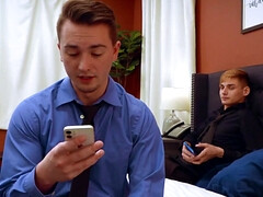 Masyn Thorne and Ashton Silvers are fucking in a hotel