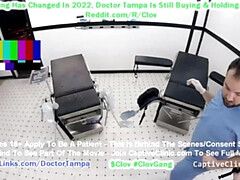 Médecin, Gants, Fille latino, Seins naturels, Mamelons, Chatte, Réalité, Adolescente