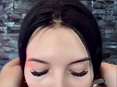 Very big tits, Simon will be your anal slave, decide what to do with her!