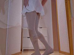 素人, 女装男装, フェティッシュ, Hd, 下着, ナイロン, 一人, スイス