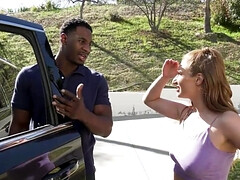 Tetas grandes, Negro, Rubia, Natural, Tetas naturales, Coño, Afeitado, Esposa