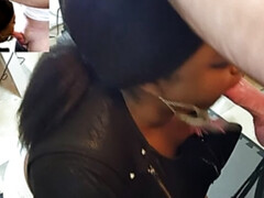 Leie, Schwarz, Blasen, Knallhart, Kehlenfick, Schwanz, Interrassisch, Ehefrau