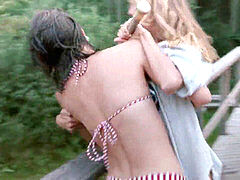 Americano, Bikini, Morena, Celebridad, Enorme, Al aire libre, Tetas