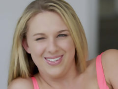 Pretty blonde Brooke Wylde nonstop orgasms from bbc