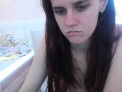 Leie, Braunhaarige, Masturbation, Höschen, Solo, Jungendliche (18+), Titten, Netzkamera