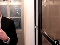 Arsch, Grosse titten, Braunhaarige, Schwanz, Hundestellung, Hd, Titten