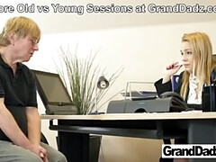 黒人, フェラチオ, 祖父, Hd, オフィス, ポルノスター, オマンコ, 締まりの良い