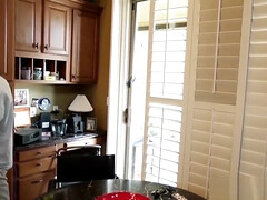 Kont, Mooi, Grote lul, Blond, Pijpbeurt, Diep in de keel, Vrouw, Tieten likken