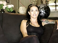 舞台裏, デカパイ, ブロンド, 茶髪の, 女, オナニー, 小柄, 一人