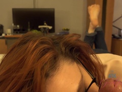 素人, 彼女, 眼鏡, 毛深い, キス, なめる, ピアス, オッパイの