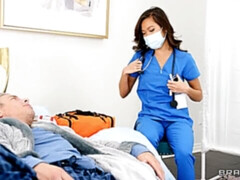 Asian goddess Vina Sky anally fucked in the cowgirl pose