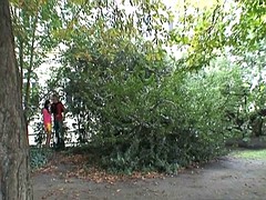 Horny couple get naughty in the public places